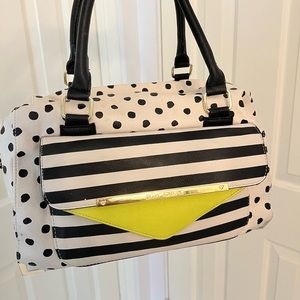 Betsy Johnson barrel handbag